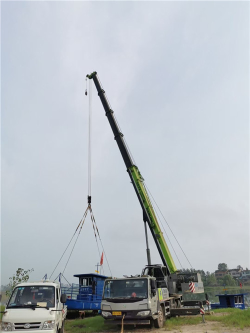 碧江区桥梁建设吊装案例